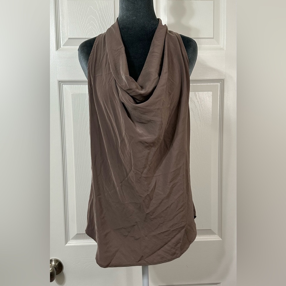 Kenar Chic Brown Drape Scarf